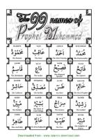 Prophet Muhammad 99 Namesأسماء الرسول ال 99.pdf