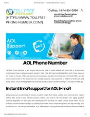AOL Phone Number +1-844-804-3954 toll-free to contact us.pdf