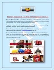 Fire Risk Assessment and Role of the Responsible Person.pdf