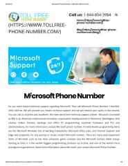 Microsoft Phone Number 1-844-804-3954 toll-free.pdf