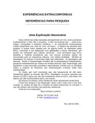 Projeciologia - Experiencias Extracorporais.doc