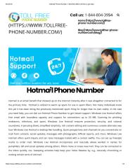 Hotmail Phone Number 1-844-804-3954 toll-free to get help.pdf